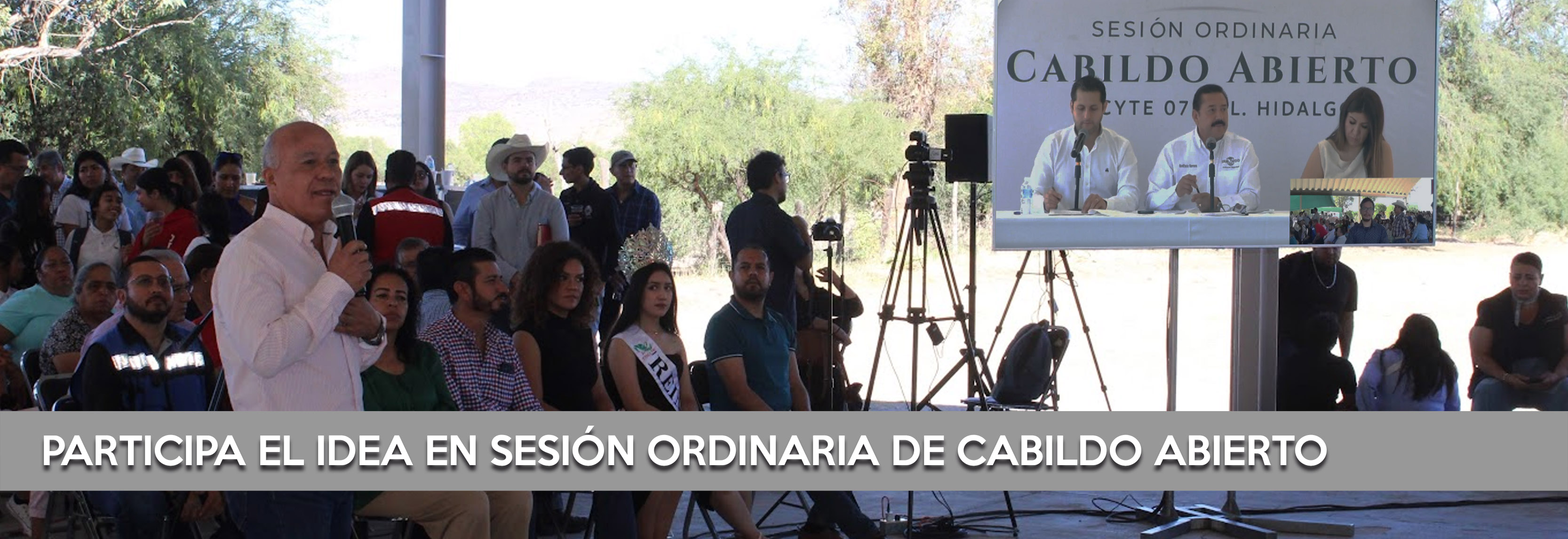 PARTICIPA EL IDEA EN SESIÓN ORDINARIA DE CABILDO ABIERTO EN EL CECYTE 07 DE LA COLONIA HIDALGO